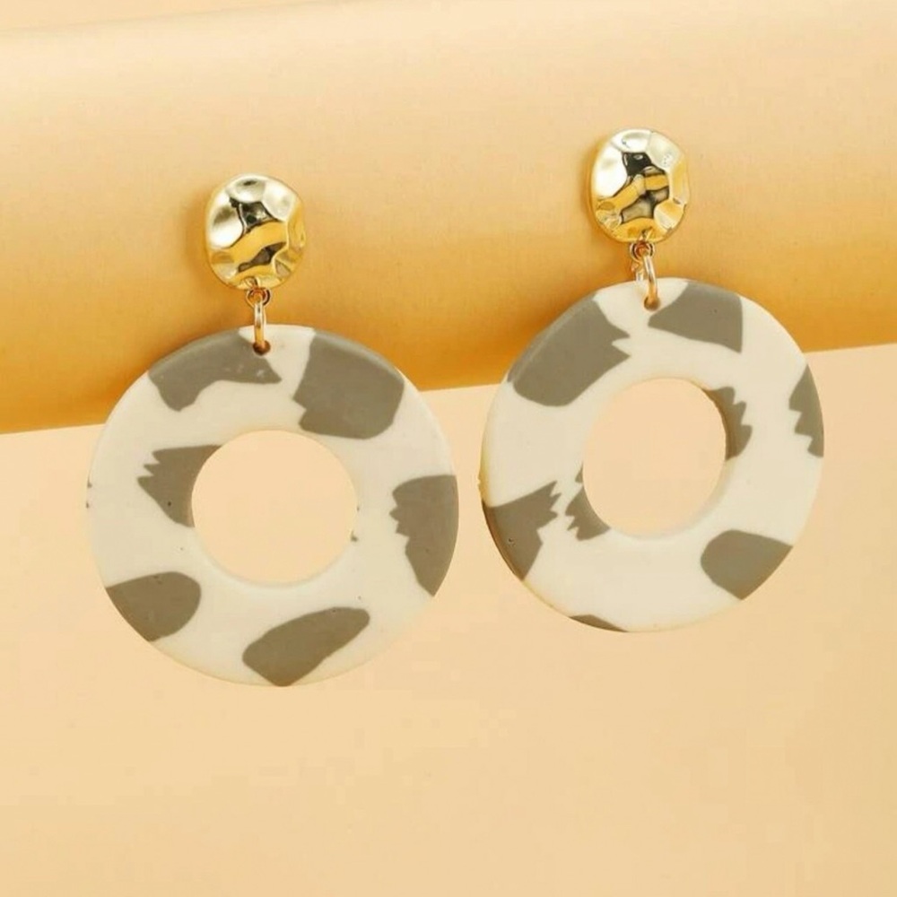 Circle Drop Earrings